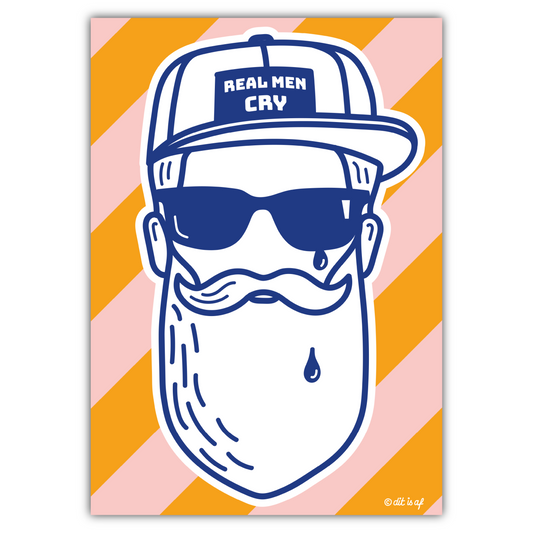 Real men cry