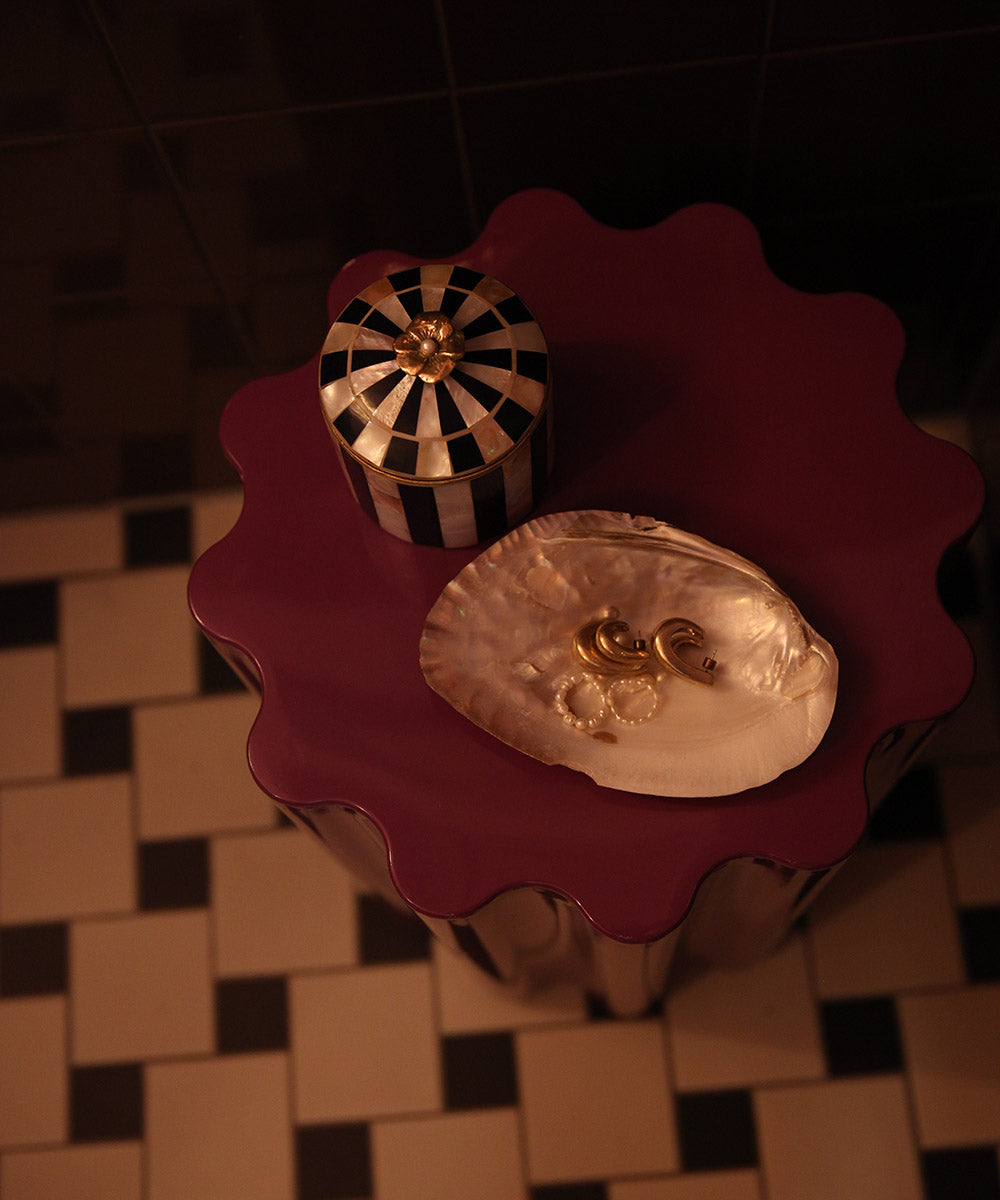 Sieradendoos Zoey marineblauw groot