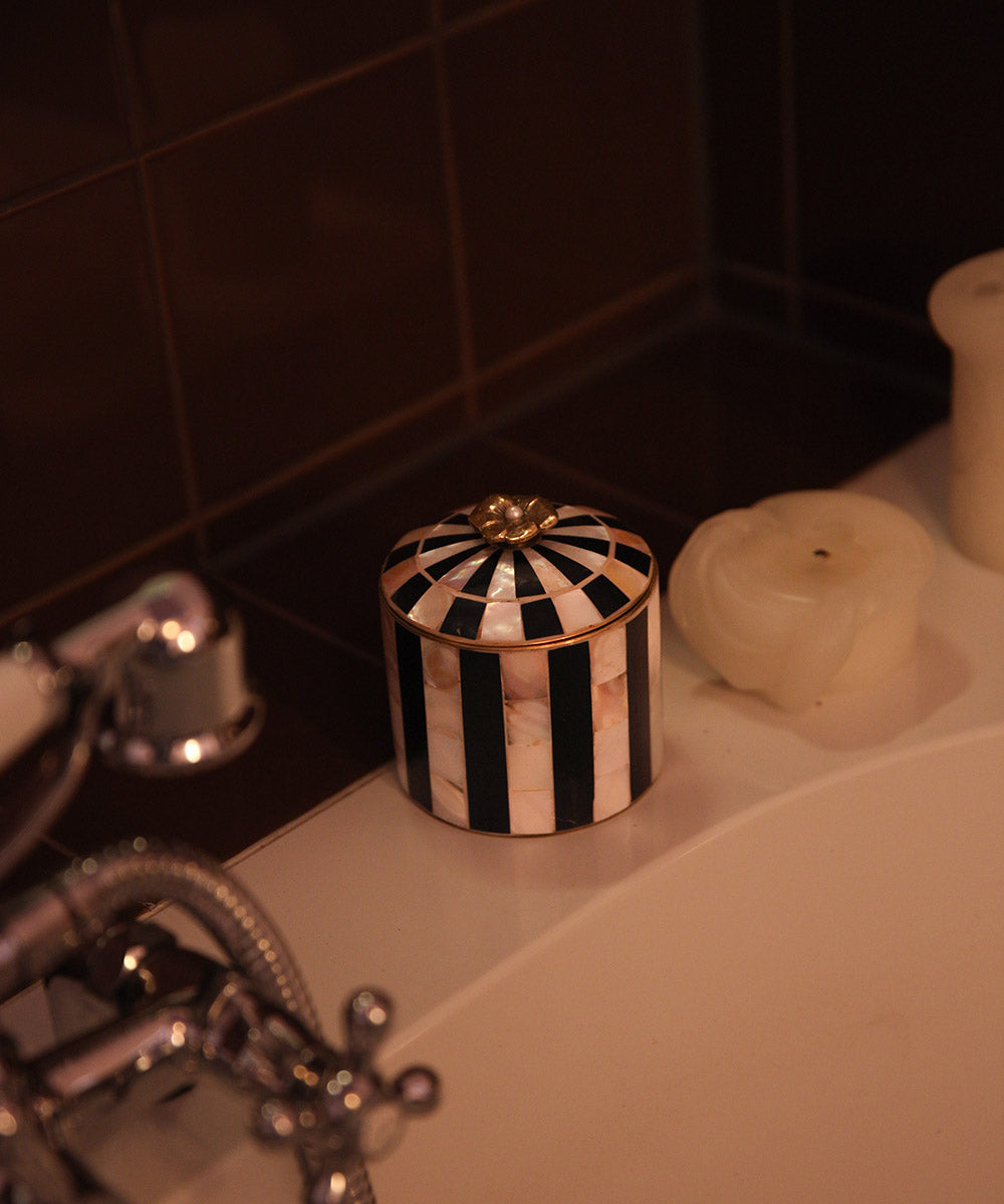 Sieradendoos Zoey marineblauw groot