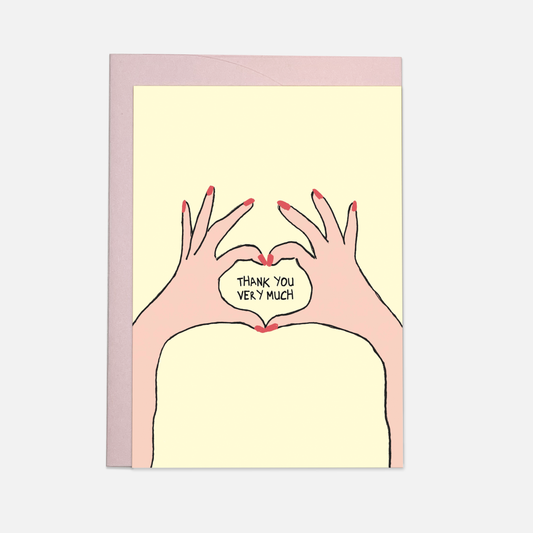 Thank you very much greeting card