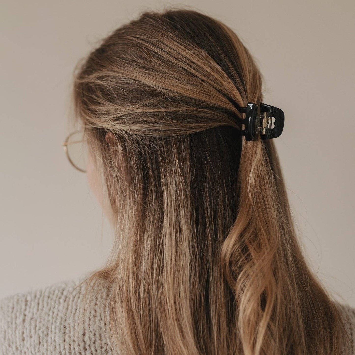 Haarclip klein hart nacht