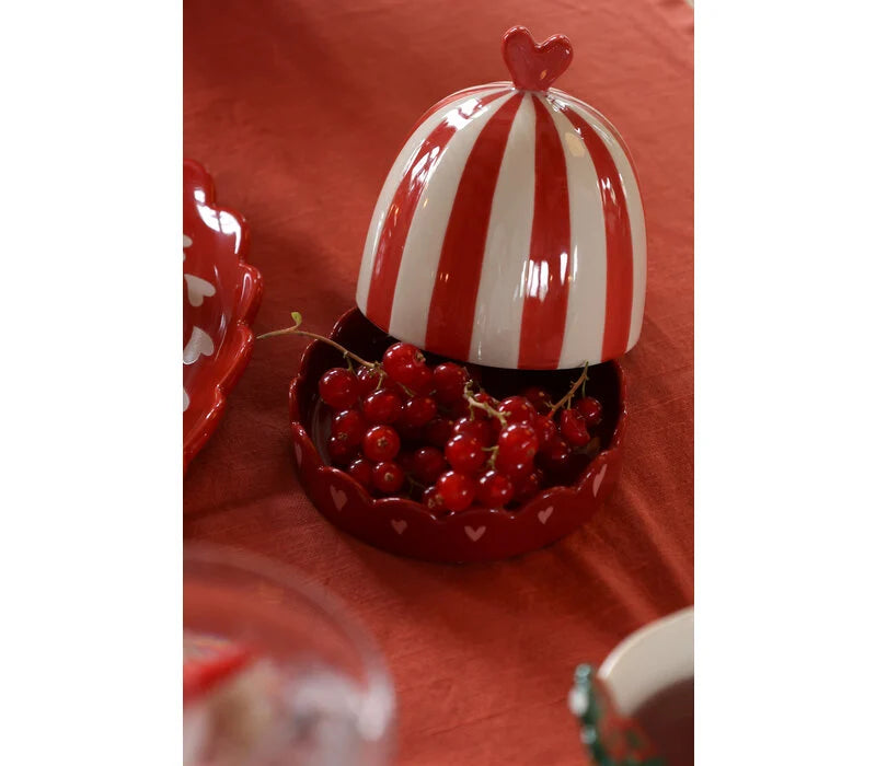 Potje Hearts & stripes