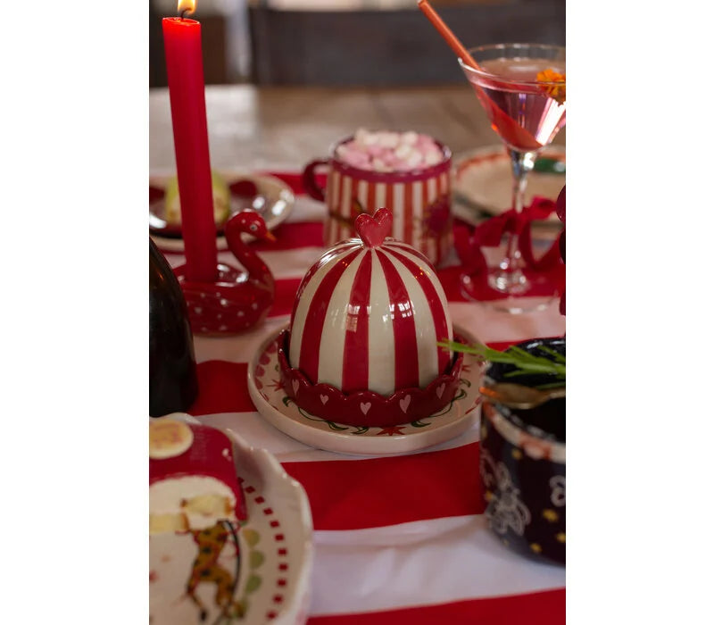 Potje Hearts & stripes