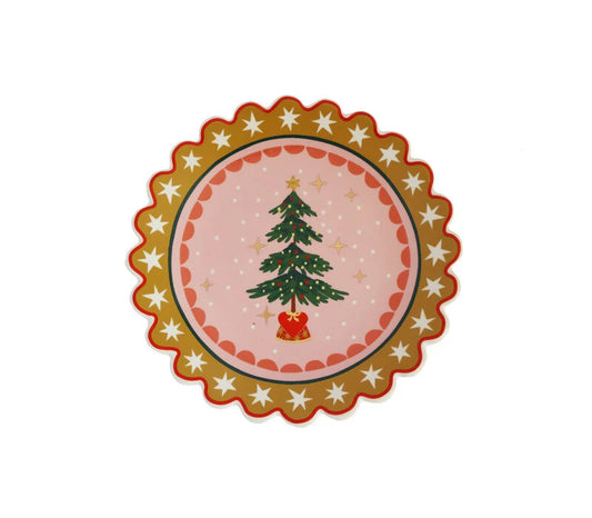 Serveerbord kerstboom