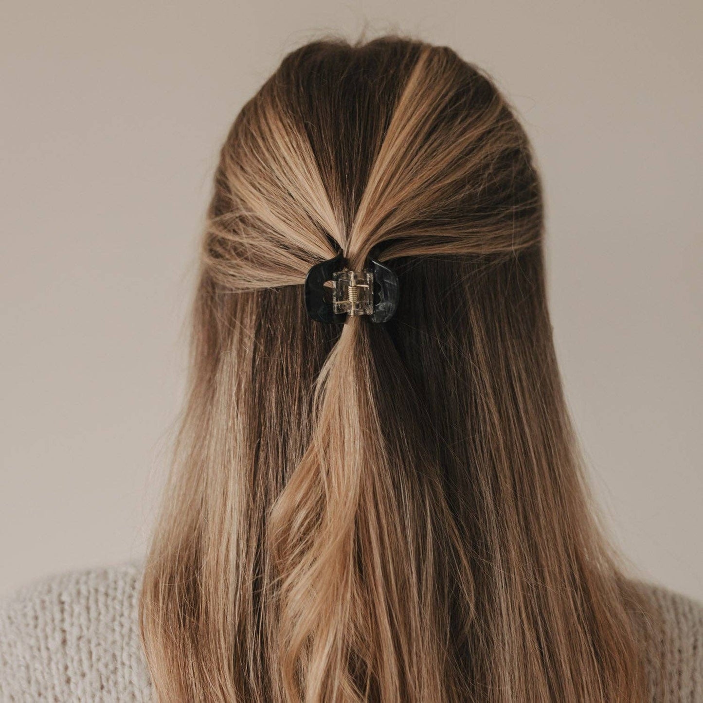 Haarclip klein hart nacht