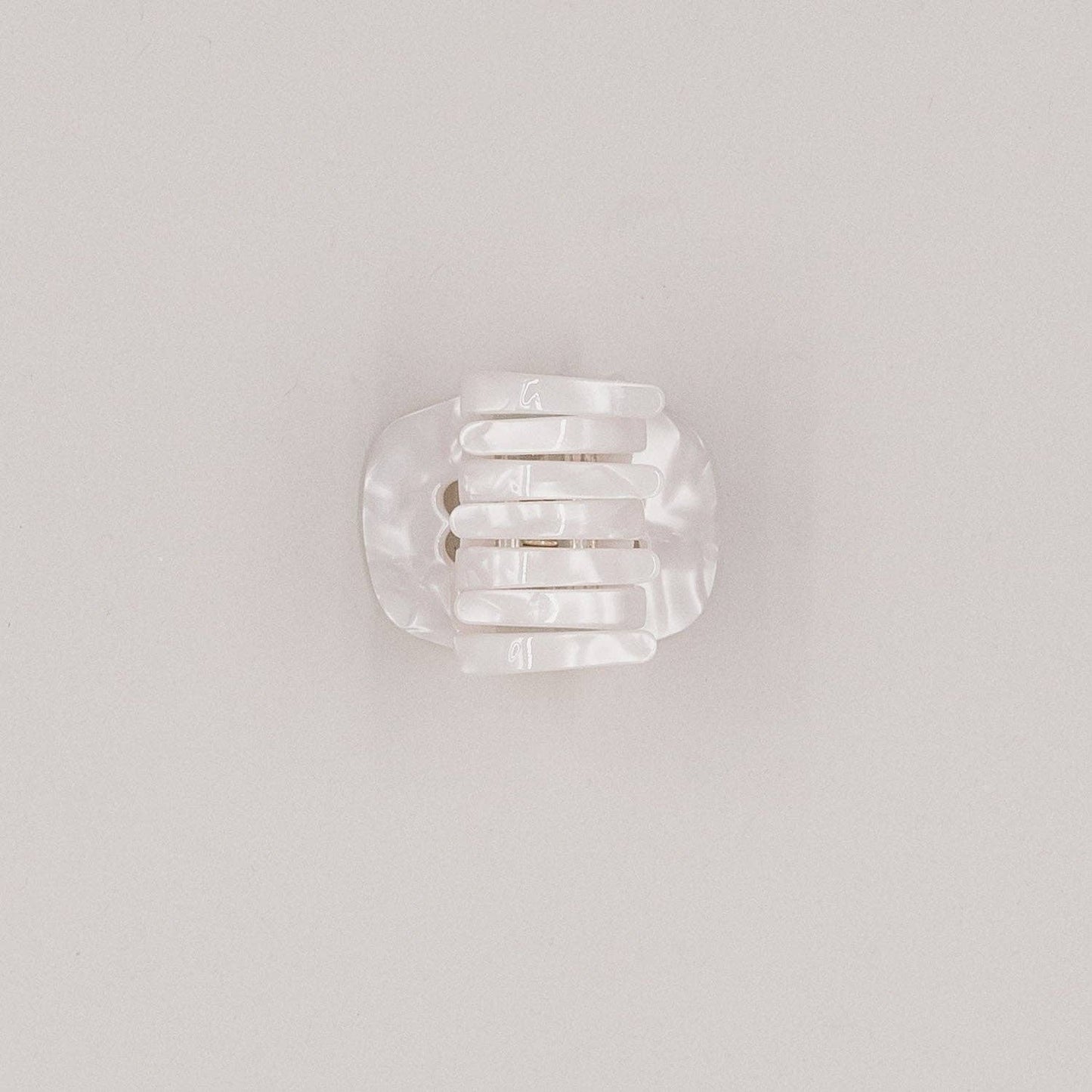 Kleine parelhaarclip met hart