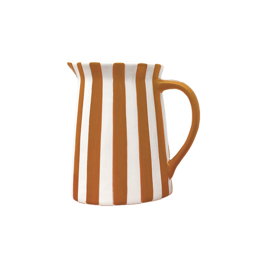 Kan met streep mm bruin L15,5 P11,5 H15cm