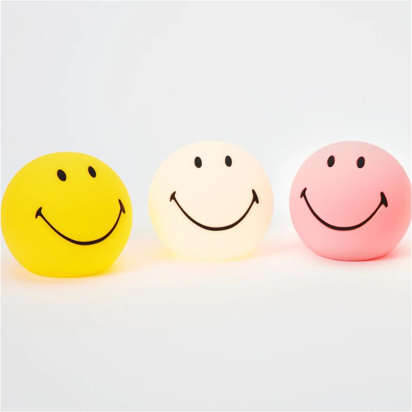 Smiley lamp small YELLOW