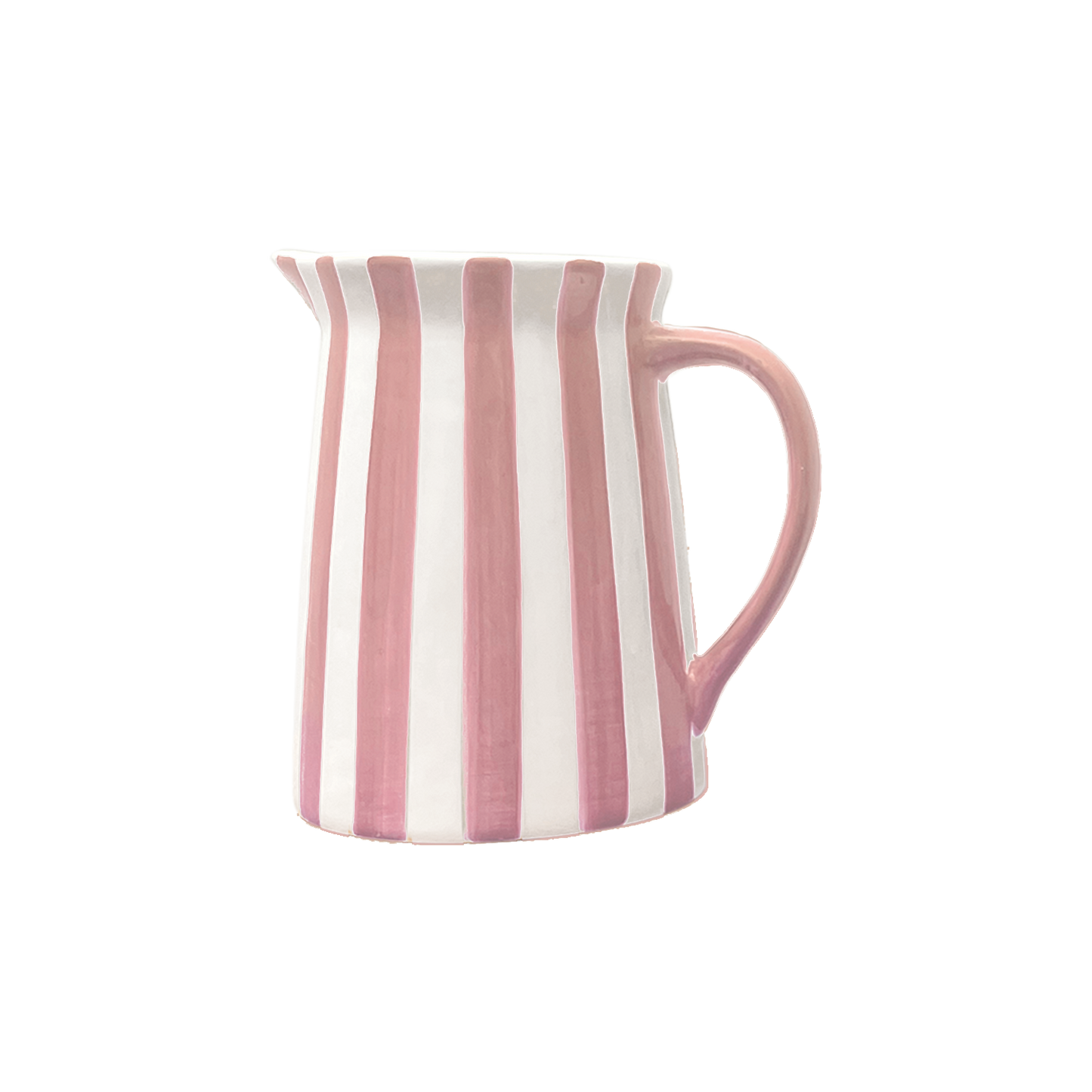 Kan met streep mm roze L15,5 B11,5 H15cm