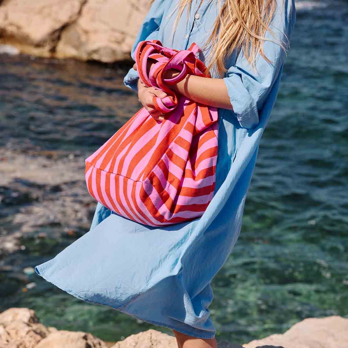 ELISA TAS STREEP ORCHIDEE/ TOMAAT