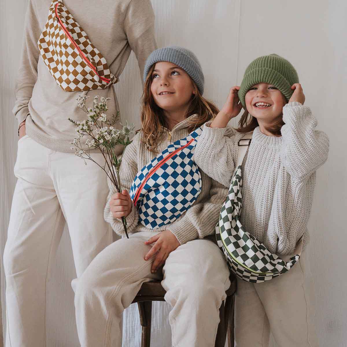 DAMIER CARAMEL HEUPTASJE