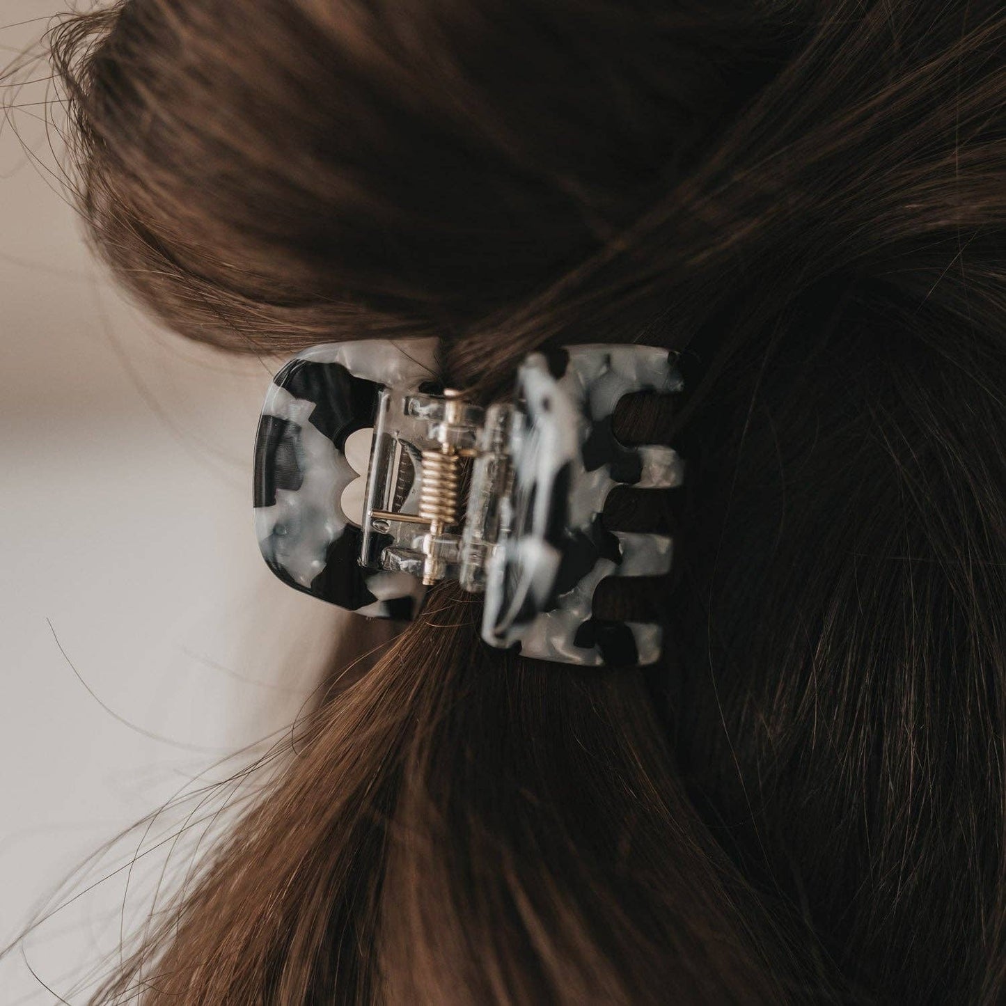 Kleine haarclip hart panda