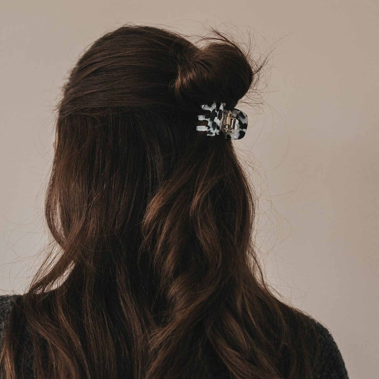 Kleine haarclip hart panda