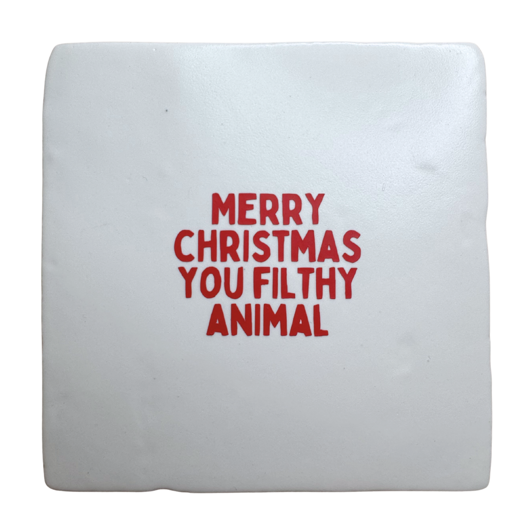 Merry Christmas - signature tile