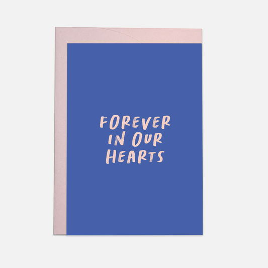 Forever hearts greeting card
