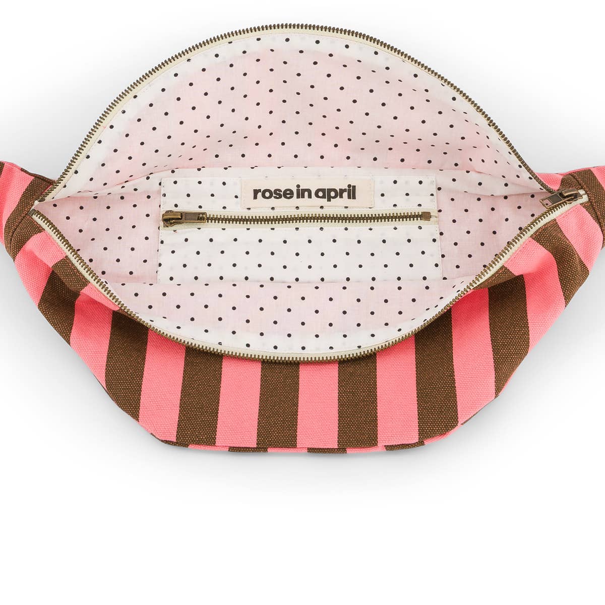 HEUPTAS STREEP FUNKY ROZE / OLIVE