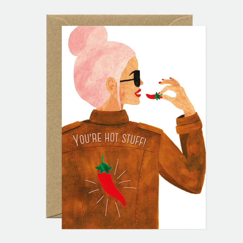 Hot Stuff wenskaart