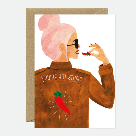 Hot Stuff wenskaart