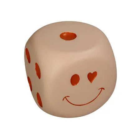 LED dobbelsteen Smiley Kersten