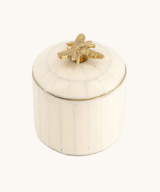 Sieradendoos Queen bee wit groot