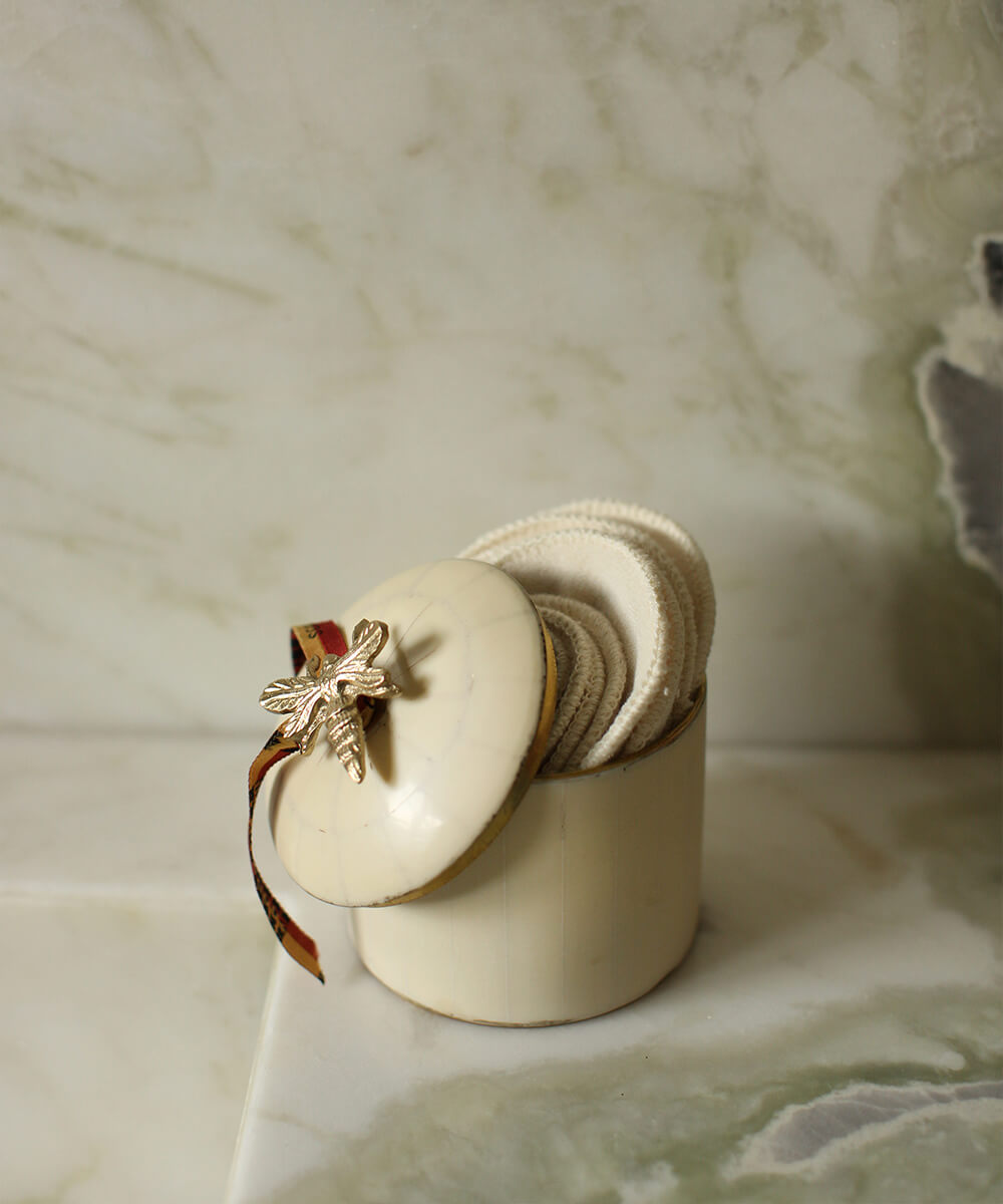 Sieradendoos Queen bee wit groot