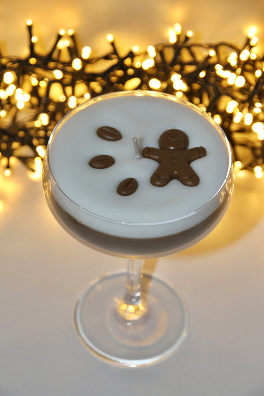 KERST espresso martini kaars