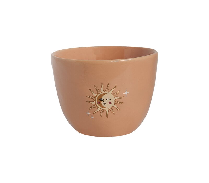 Grote perzikkleurige kop SUN