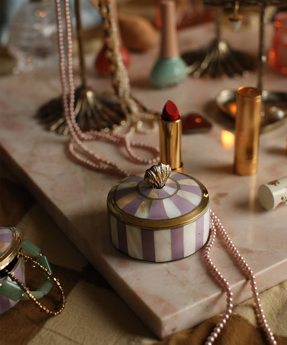 Sieradendoosje Scarlett circus lila medium